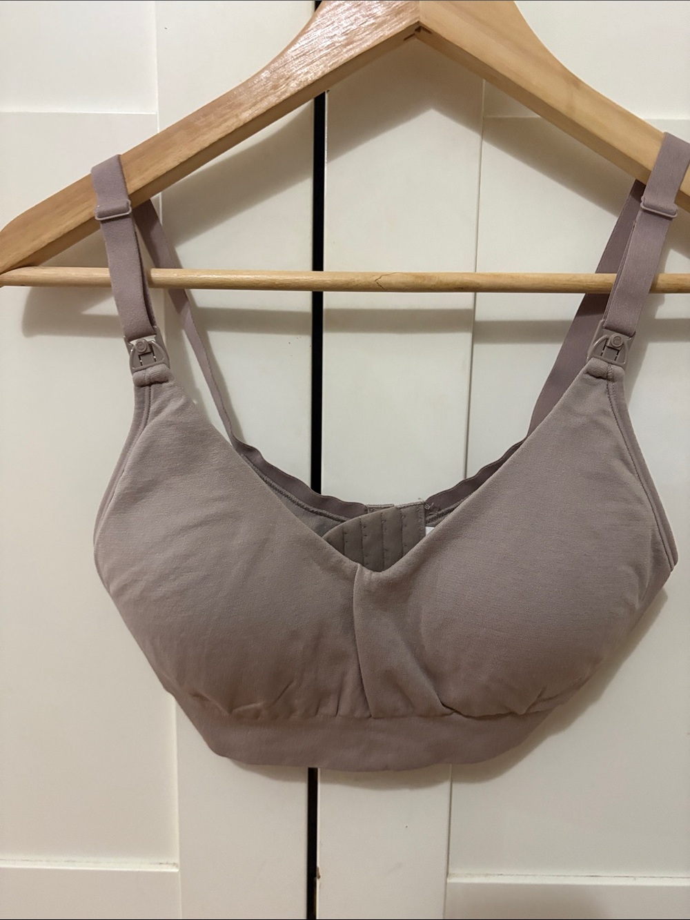 Bravado Soft Nursing Bra in Taupe Gray